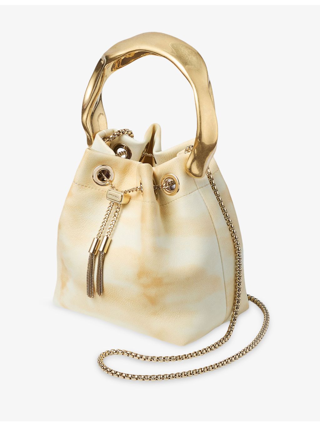Jimmy Choo tie-dye leather top-handle bag (British brand)