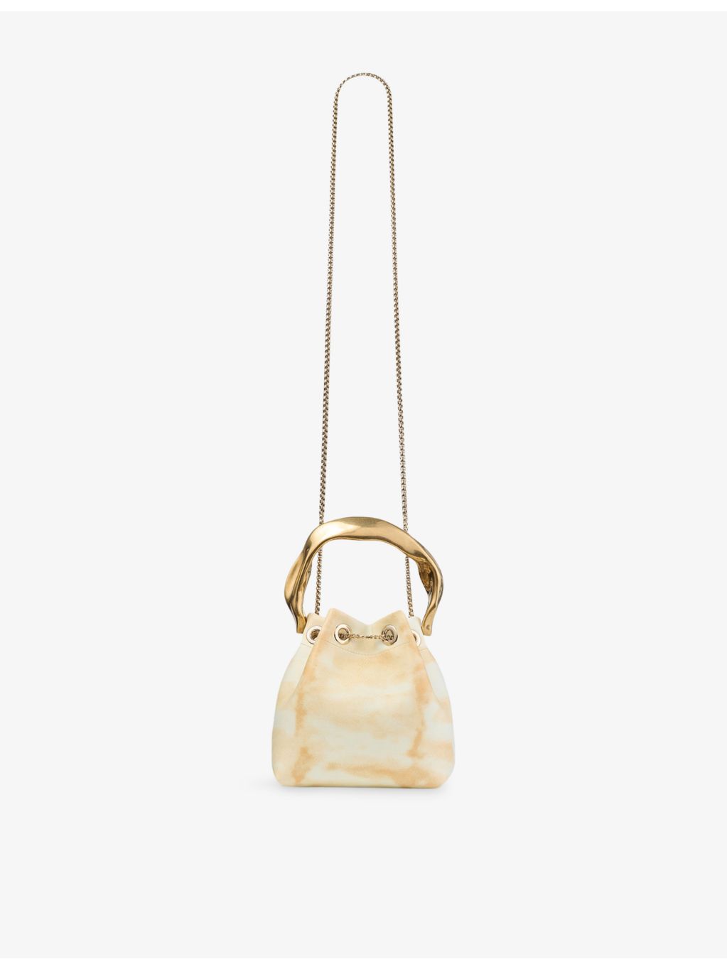 Jimmy Choo tie-dye leather top-handle bag (British brand)