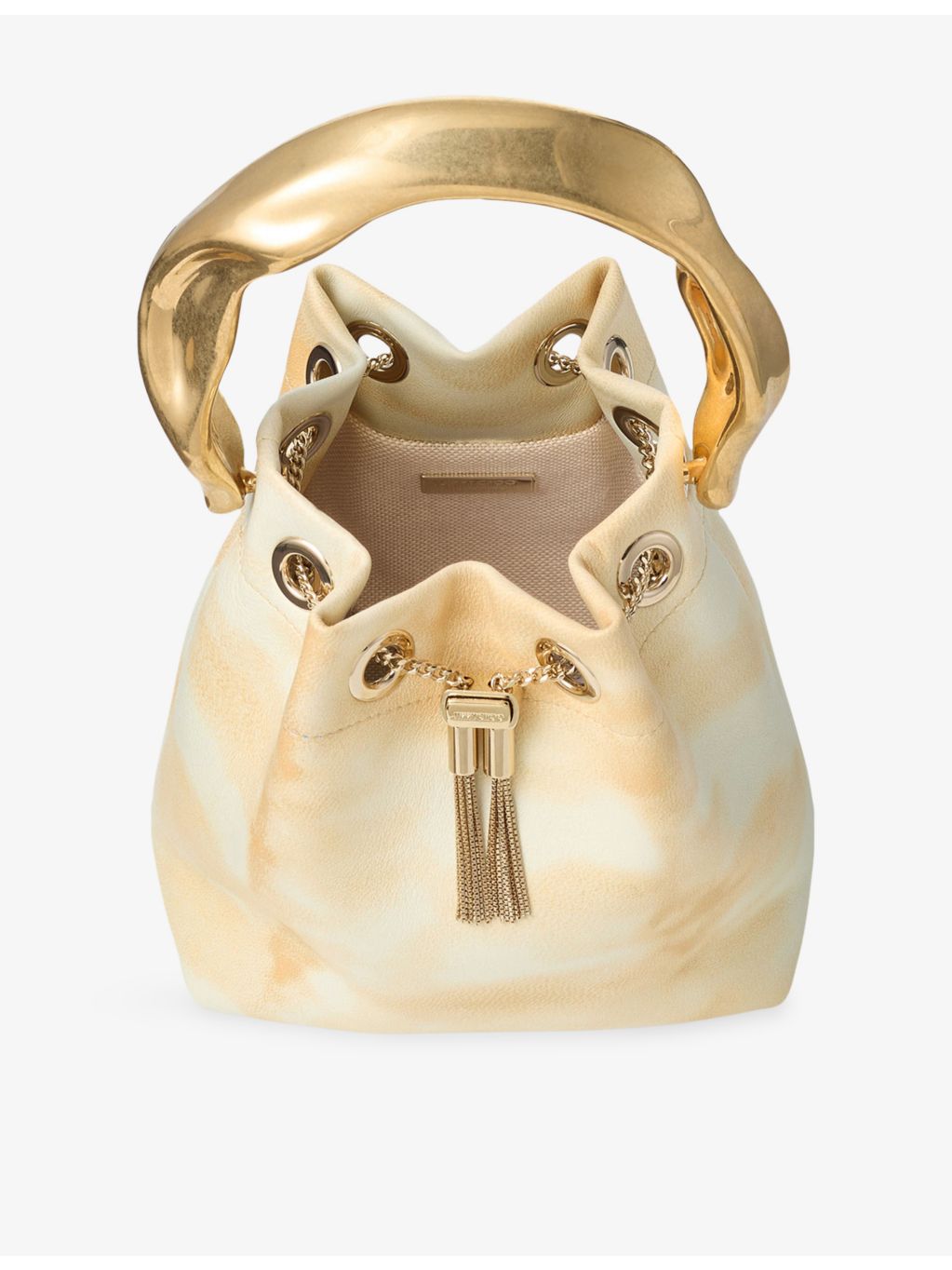 Jimmy Choo tie-dye leather top-handle bag (British brand)