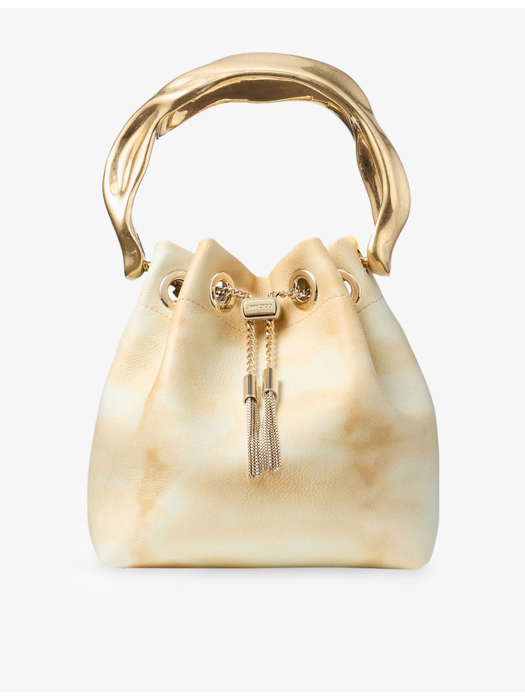 Jimmy Choo tie-dye leather top-handle bag (British brand)