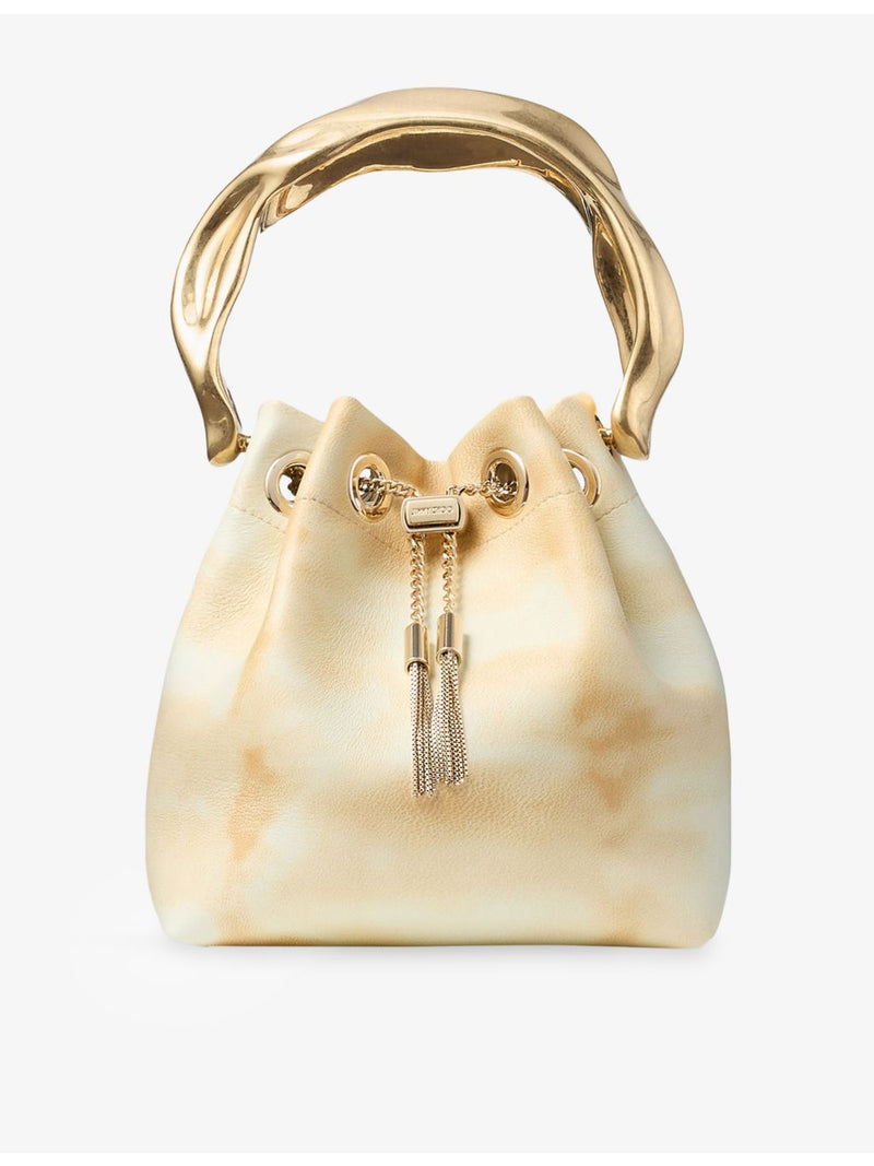 Jimmy Choo tie-dye leather top-handle bag (British brand)