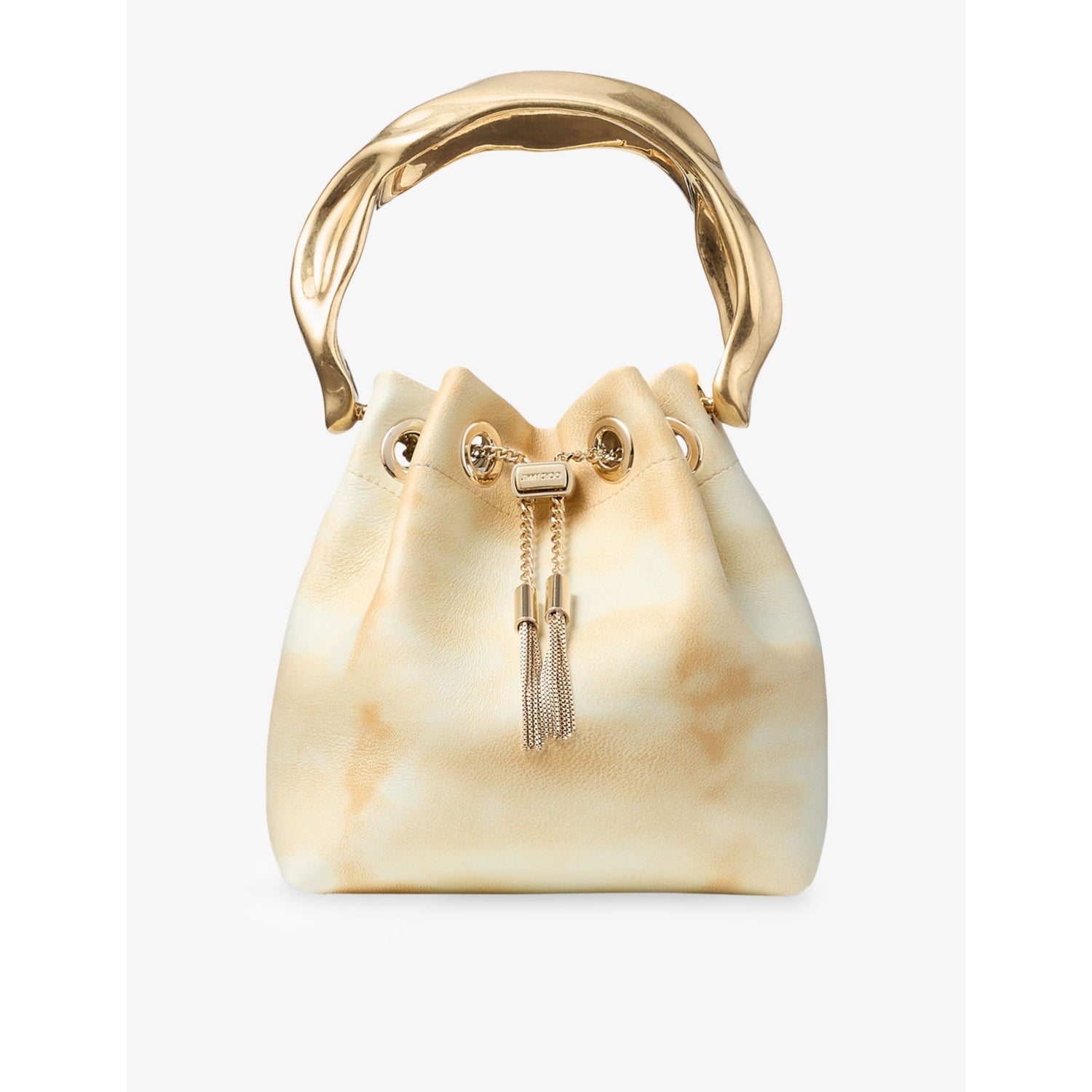 Jimmy Choo tie-dye leather top-handle bag (British brand)