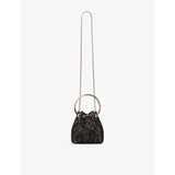 Jimmy Choo Bon Bon mesh and lace top-handle bag - British product