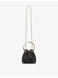 Jimmy Choo Bon Bon mesh and lace top-handle bag - British product