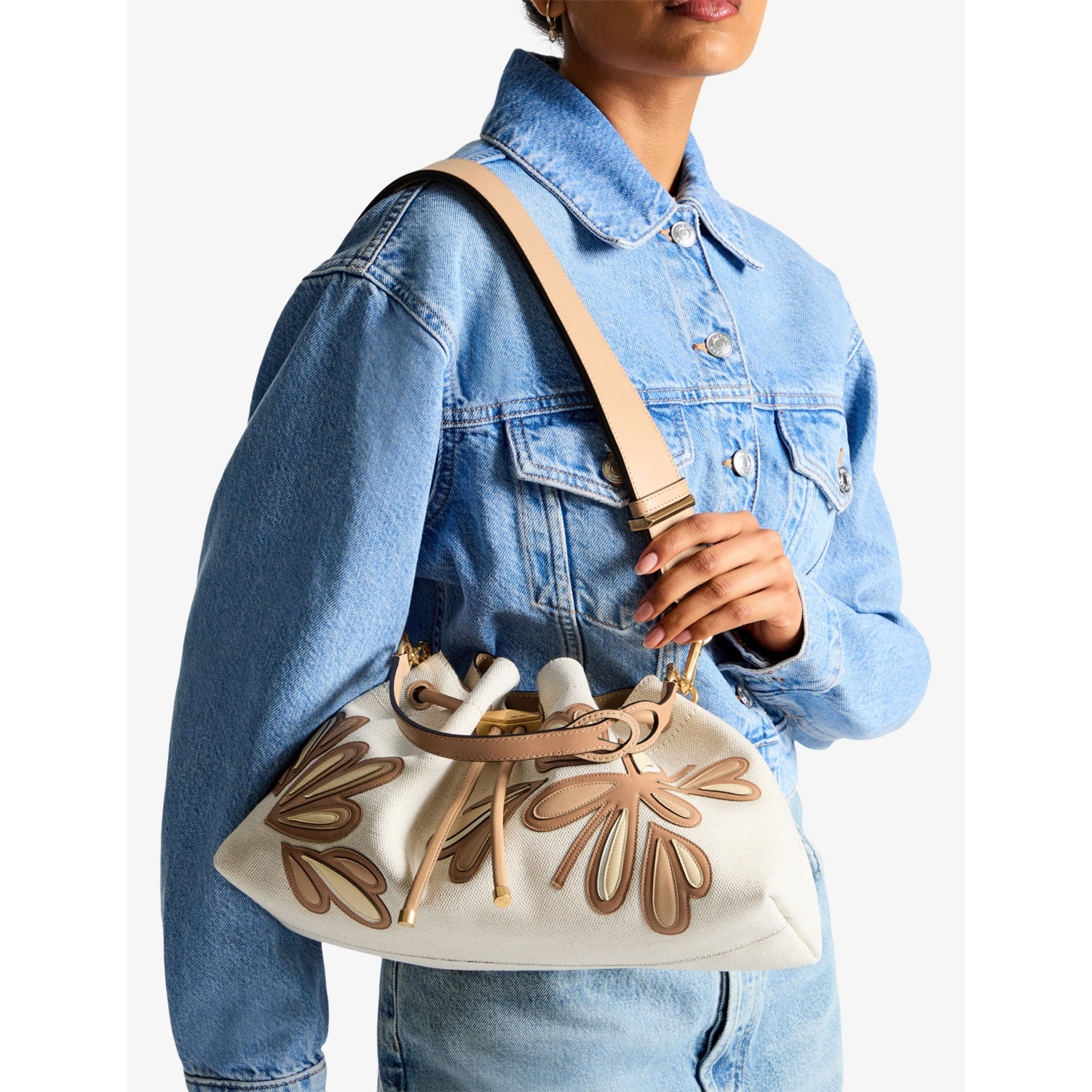 Jimmy Choo Cinch medium shoulder bag, imported from the UK