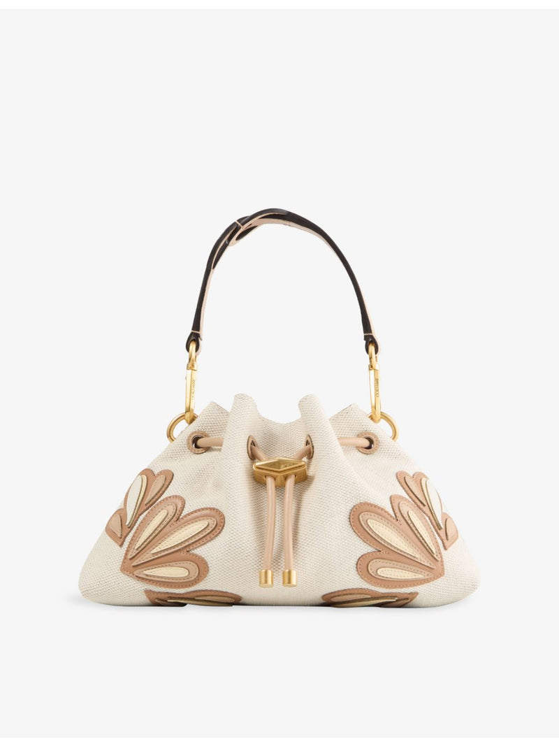 Jimmy Choo canvas tote bag small, imported from the UK