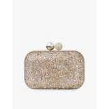 Jimmy Choo Cloud Clutch satin bag with crystals, UK version