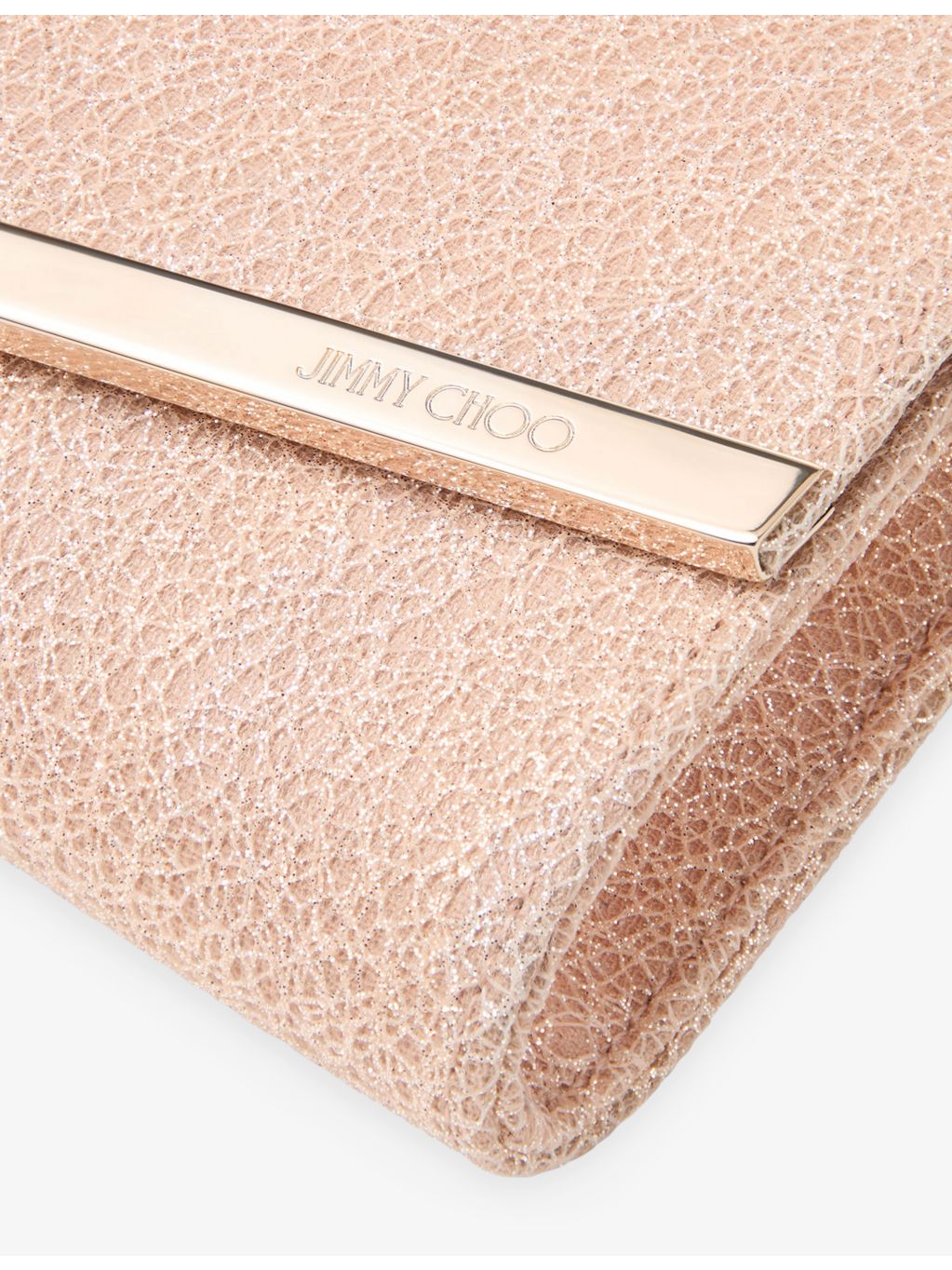 Jimmy Choo Emmie woven clutch bag, UK version