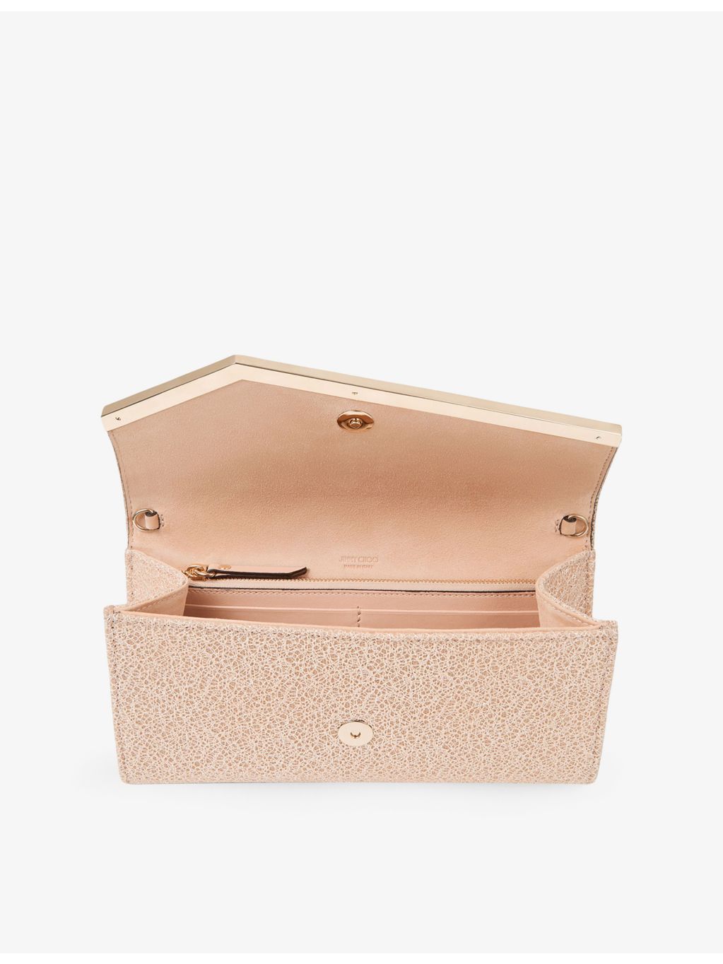 Jimmy Choo Emmie woven clutch bag, UK version