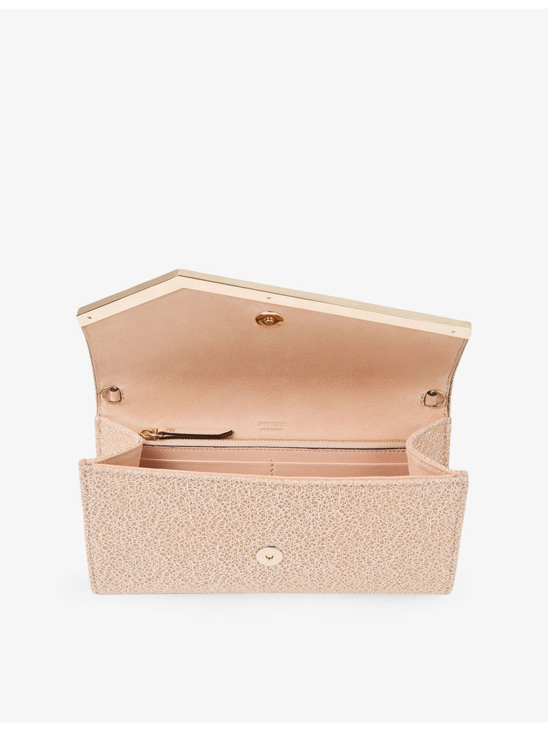 Jimmy Choo Emmie woven clutch bag, UK version