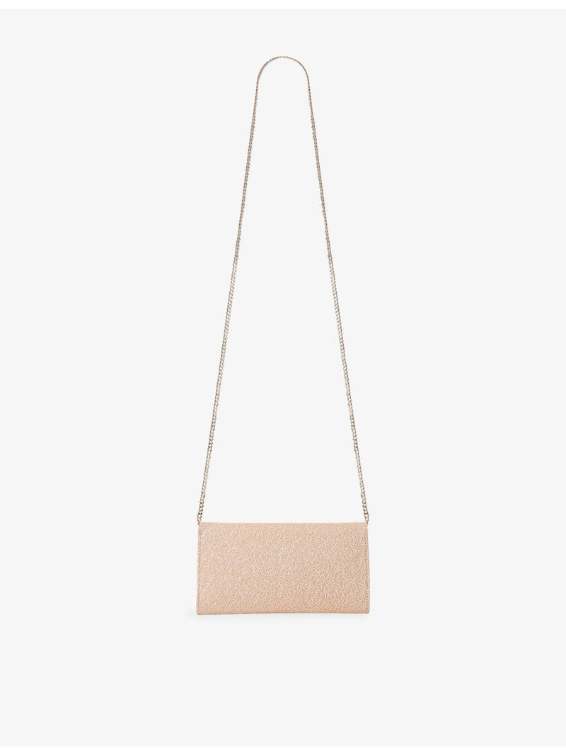 Jimmy Choo Emmie woven clutch bag, UK version