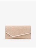 Jimmy Choo Emmie woven clutch bag, UK version