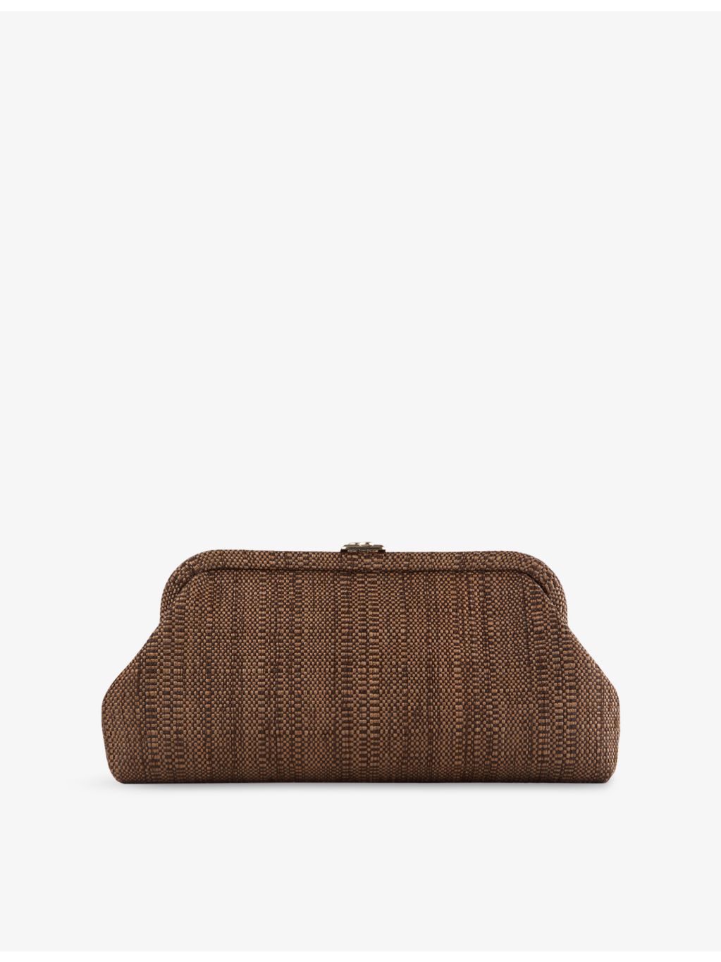 Jimmy Choo Skylar raffia clutch bag, UK version