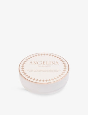 Angelina soft Montelimar nougat 90g round box, imported from the UK