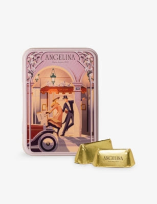 Angelina gianduja chocolates gift tin 100g (British brand)