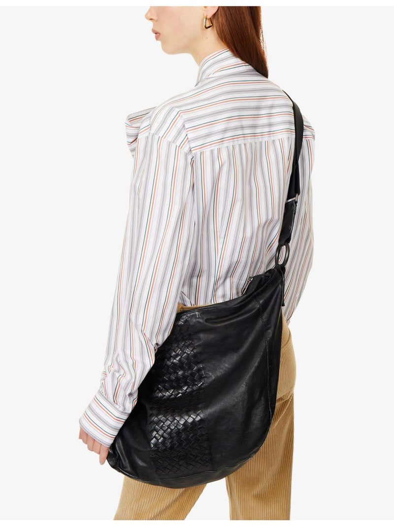 Bottega Veneta pre-loved cross-body bag in intrecciato leather (British brand)