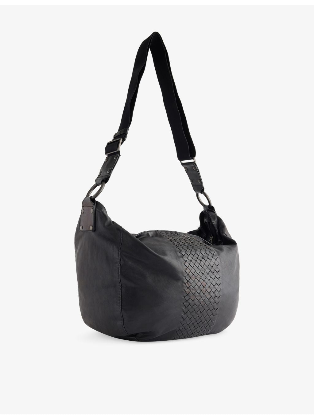 Bottega Veneta pre-loved cross-body bag in intrecciato leather (British brand)