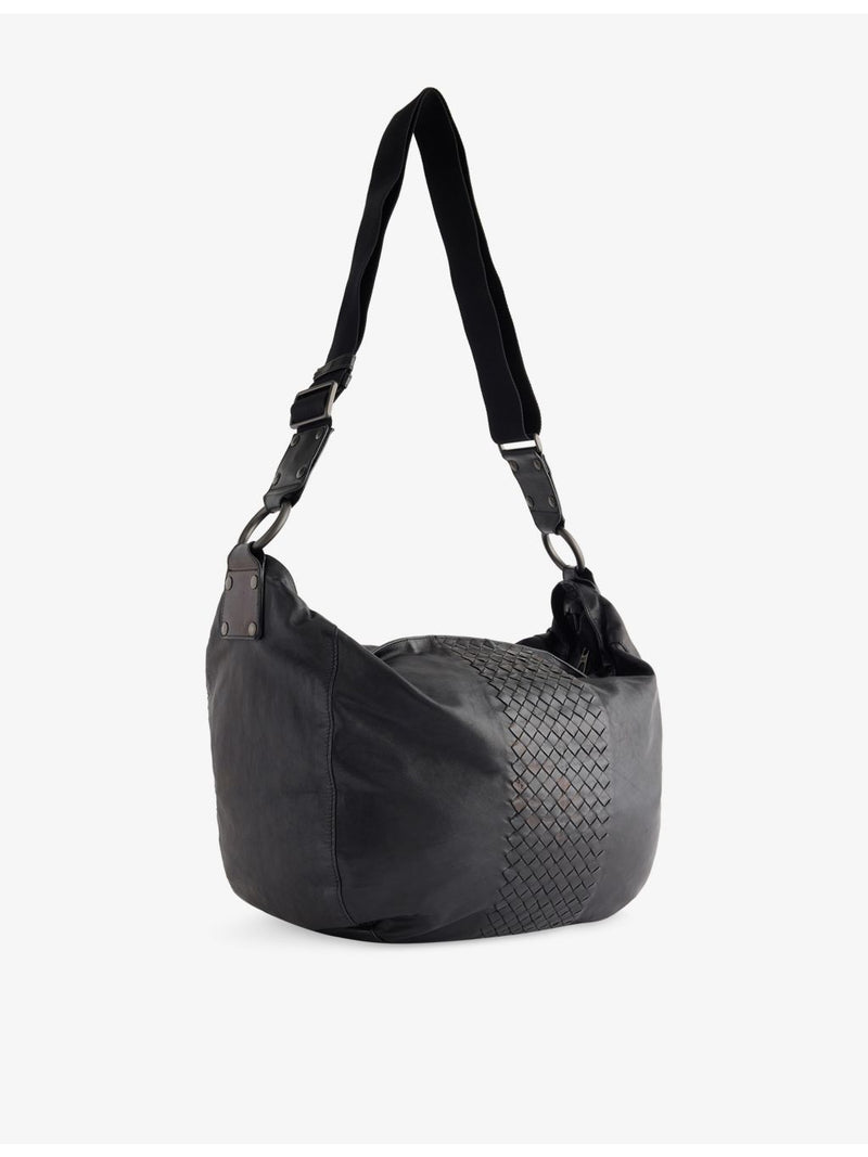 Bottega Veneta pre-loved cross-body bag in intrecciato leather (British brand)