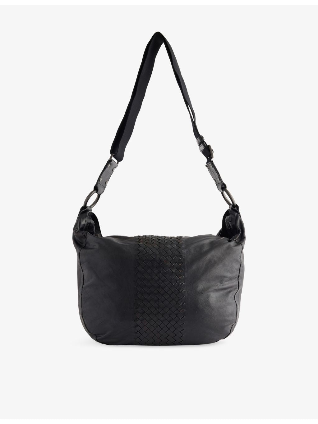 Bottega Veneta pre-loved cross-body bag in intrecciato leather (British brand)