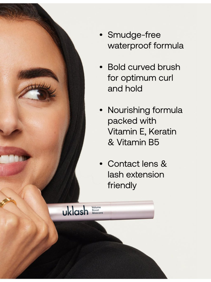 UKLASH mascara Volume Boost 7g, imported from the UK