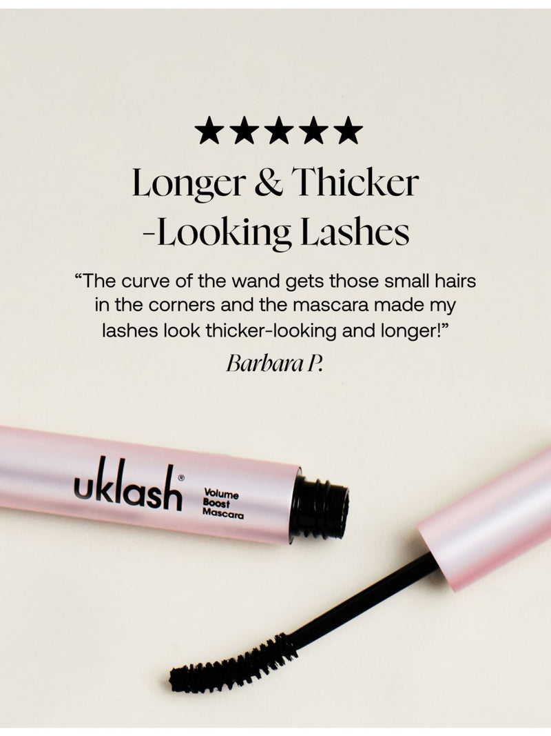 UKLASH mascara Volume Boost 7g, imported from the UK