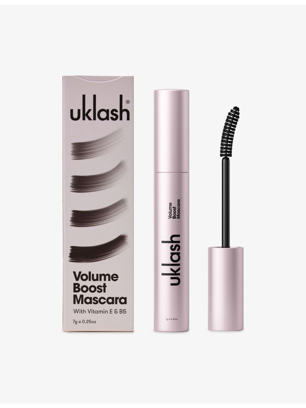 UKLASH mascara Volume Boost 7g, imported from the UK