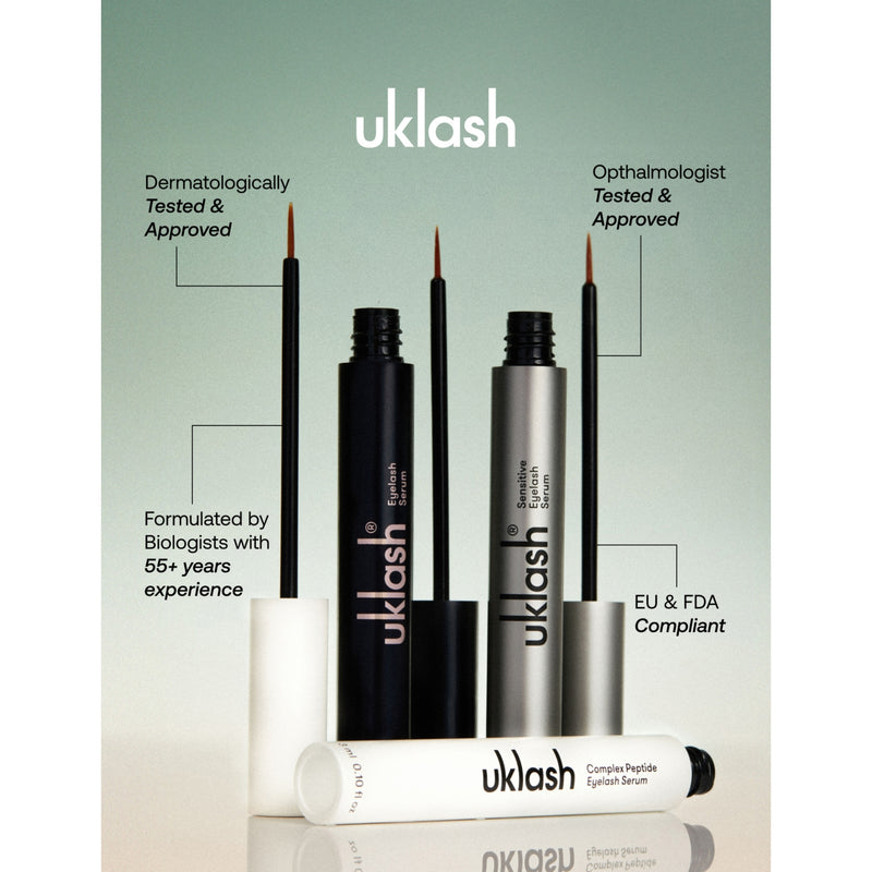 UKLASH lash separator metal comb for mascara, imported from the UK