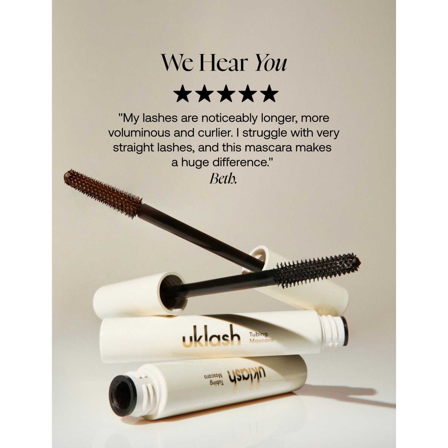 UKLASH tubing mascara 7ml pine cone wand (British brand)