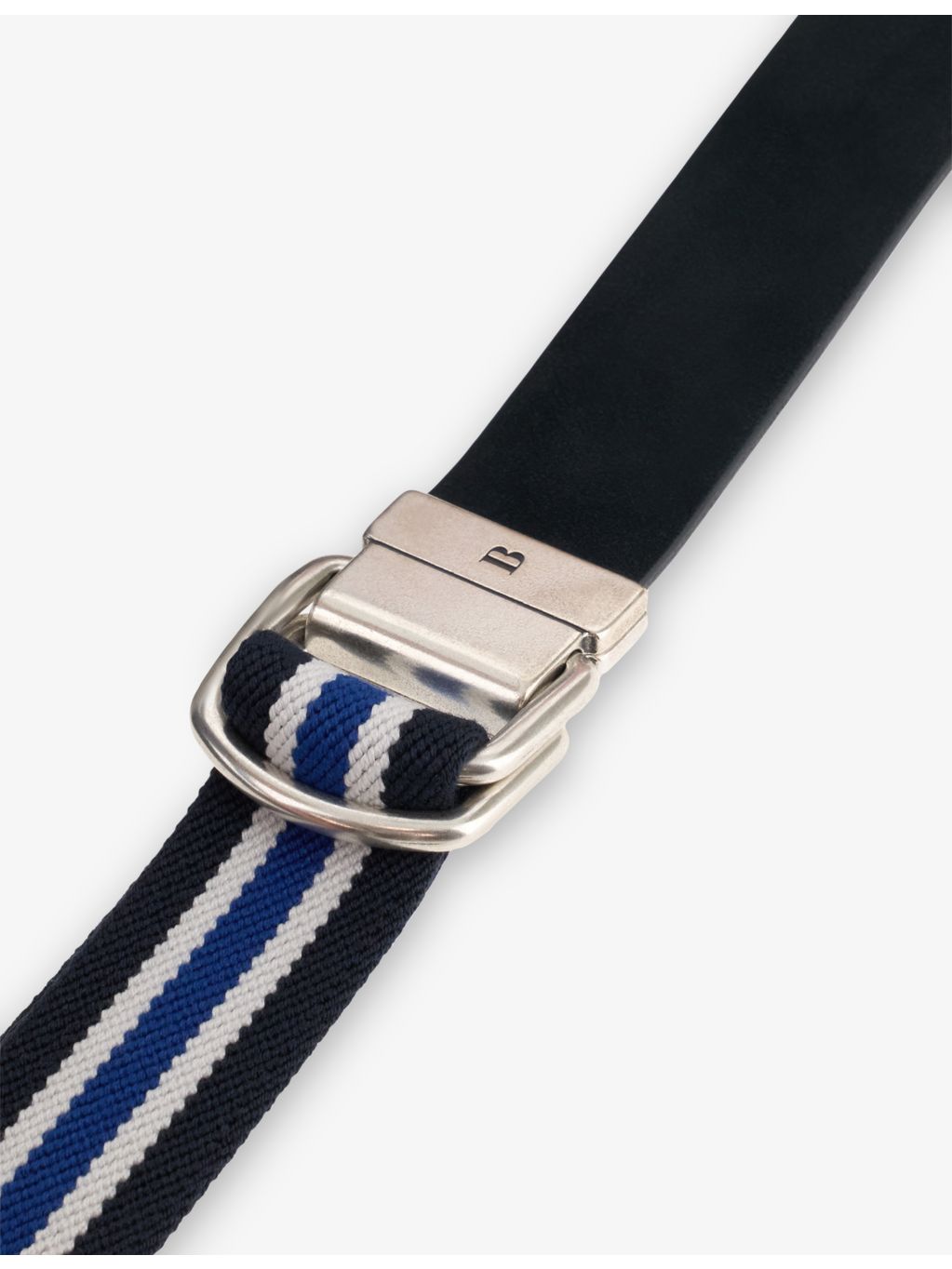 Boggi Milano logo-engraved leather-blend belt, imported from the UK