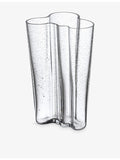 Iittala Aalto Bubble Glass Vase 201mm, imported from the UK