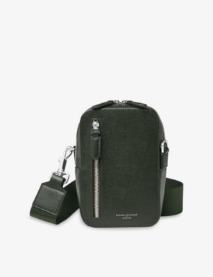 Aspinal of London Reporter Leather Cross-Body Bag