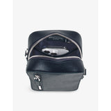 Aspinal of London Reporter leather cross-body bag with front pocket (British brand)