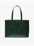 Aspinal of London Regent leather tote bag with gold hardware - British product