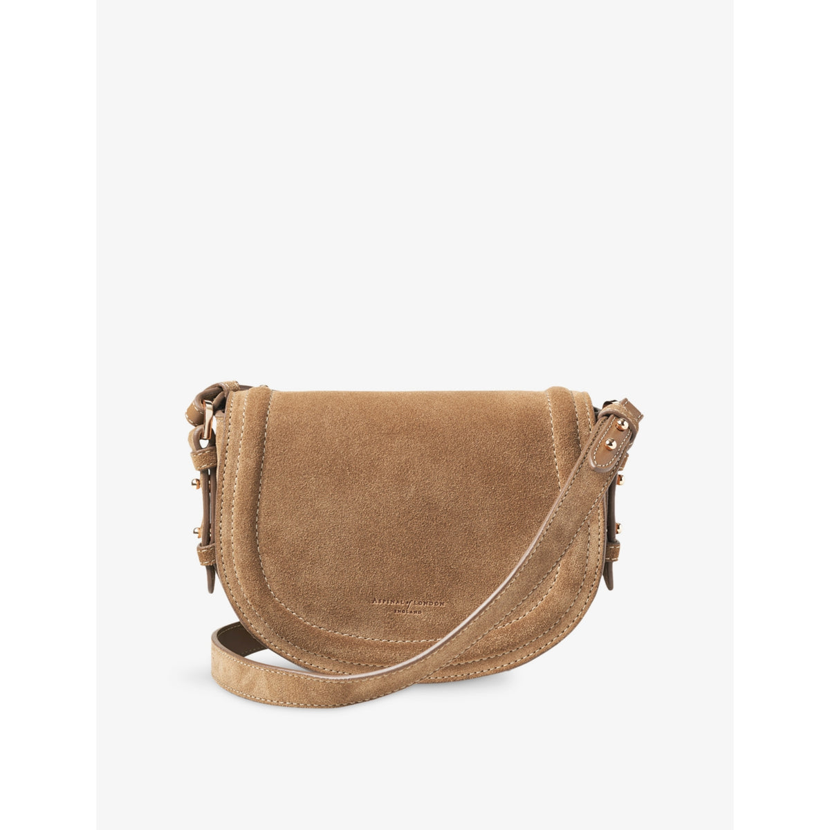 Stella Small Leather Cross-Body Bag - CAMEL