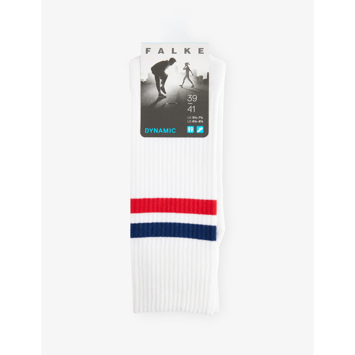 Dynamic Stripe-Trim Stretch-Cotton Socks - OFF-WHITE - 5.5-7.5