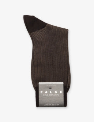 FALKE cotton-blend heavyweight socks, imported from the UK