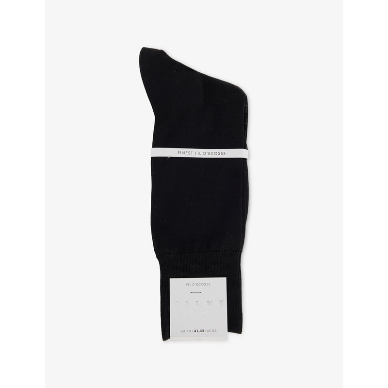 No 9 Crew-Length Wool-Blend Socks - BLACK - 5.5-6.5
