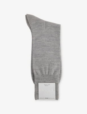 FALKE No 9 crew-length wool-blend socks, UK version