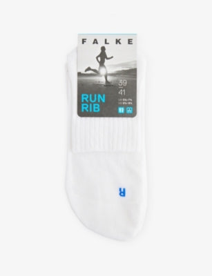 FALKE Run Rib Cotton-Blend Socks