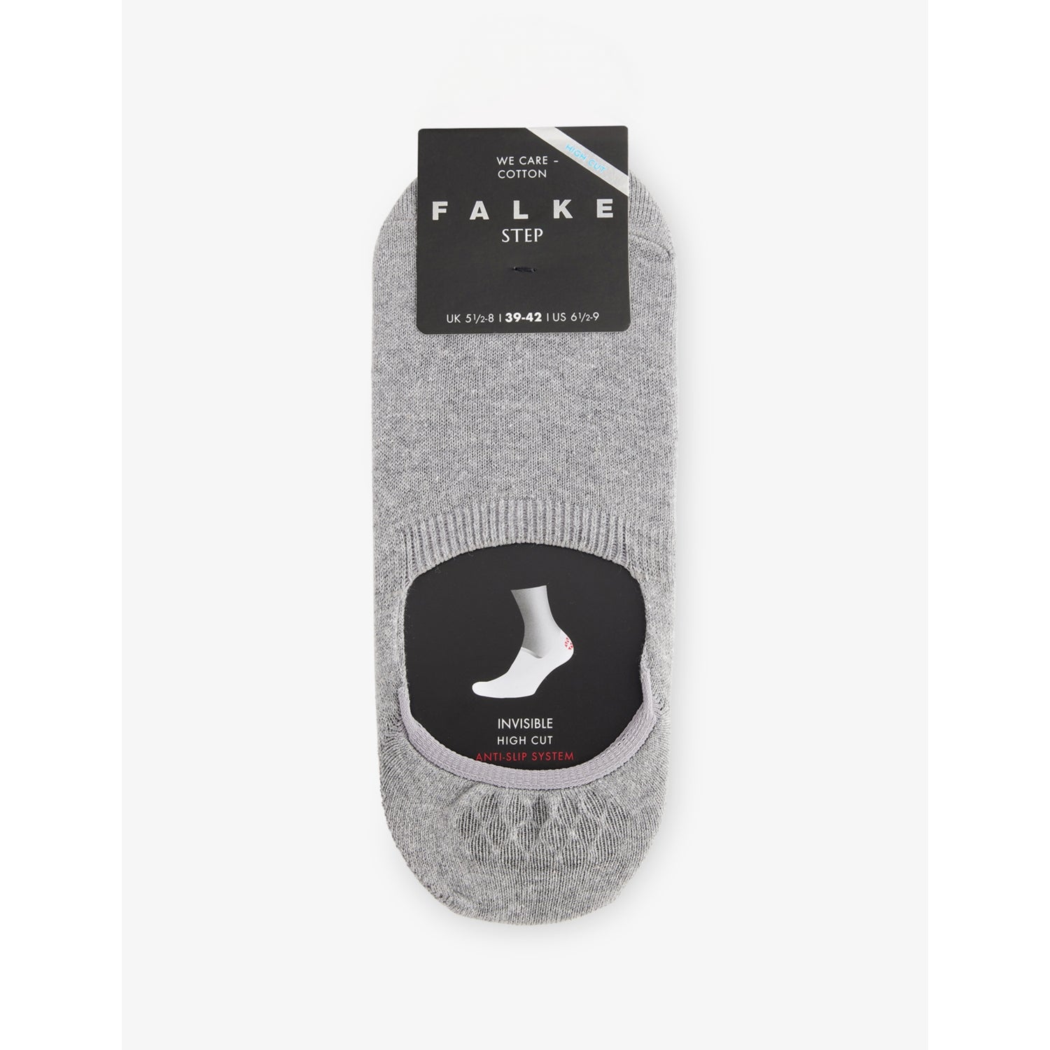 Step High-Cut Cotton-Blend Socks - BLACK - 5.5-8