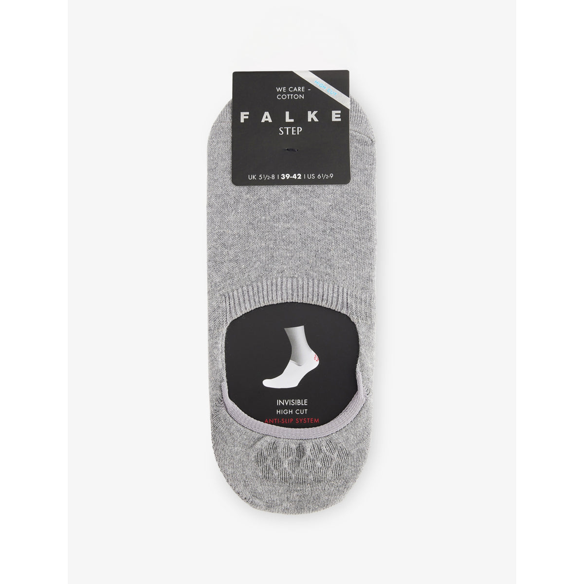 Step High-Cut Cotton-Blend Socks - BLACK - 5.5-8