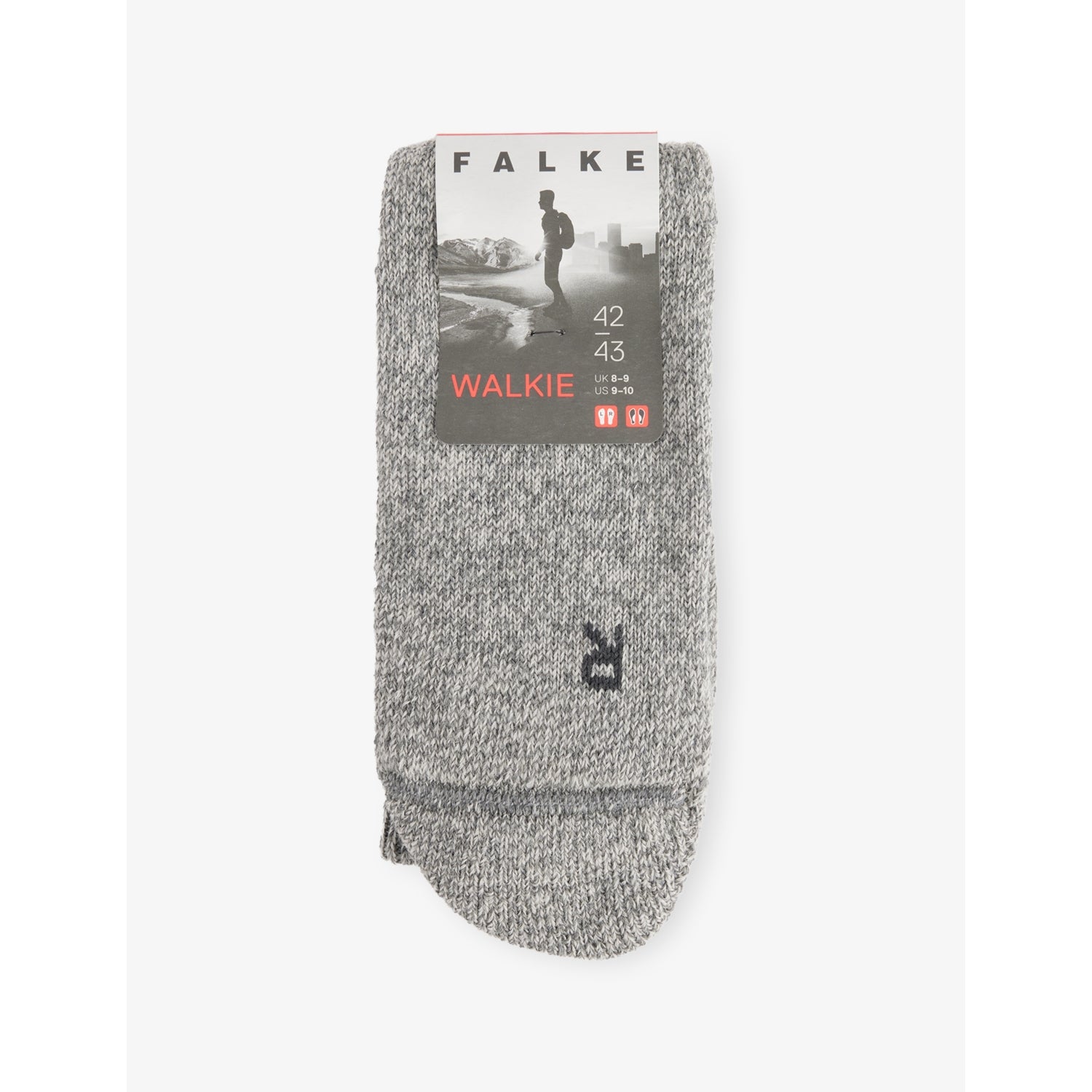 Walkie Ergo Stretch Wool-Blend Socks - DARK BROWN - 5.5-7.5