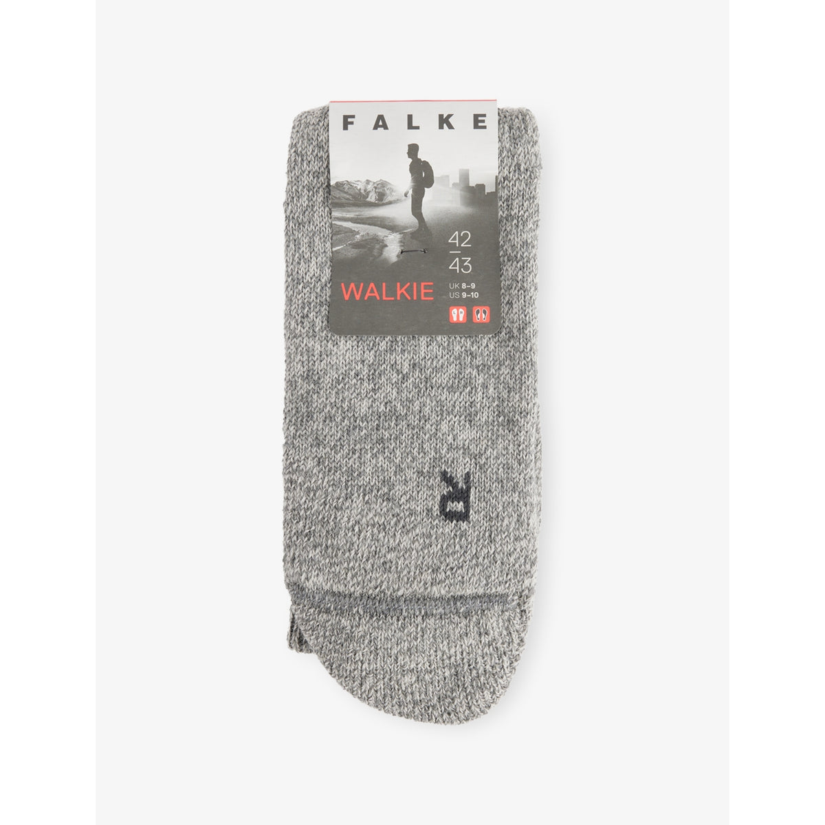 Walkie Ergo Stretch Wool-Blend Socks - DARK BROWN - 5.5-7.5