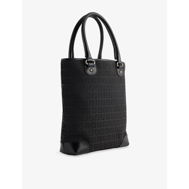 Fendi Zucchino Chef Front Pocket canvas tote bag - British product