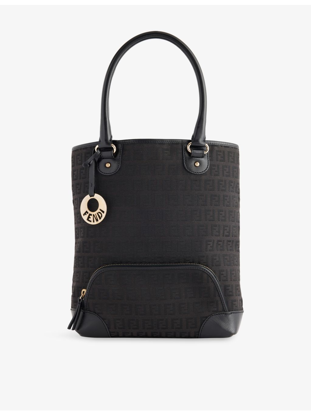 Fendi Zucchino Chef Front Pocket canvas tote bag - British product