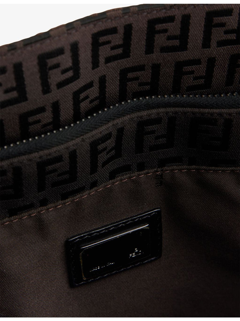 Fendi Zucchino canvas tote bag pre-loved with monogram - British product