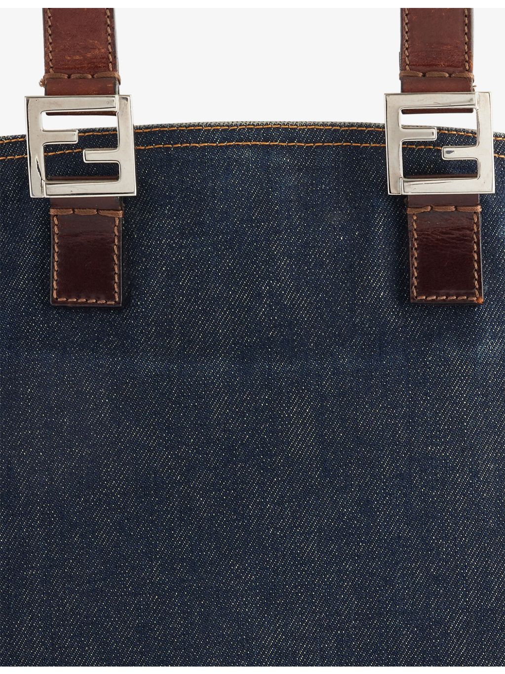 Fendi denim tote bag pre-loved, UK version