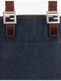 Fendi denim tote bag pre-loved, UK version