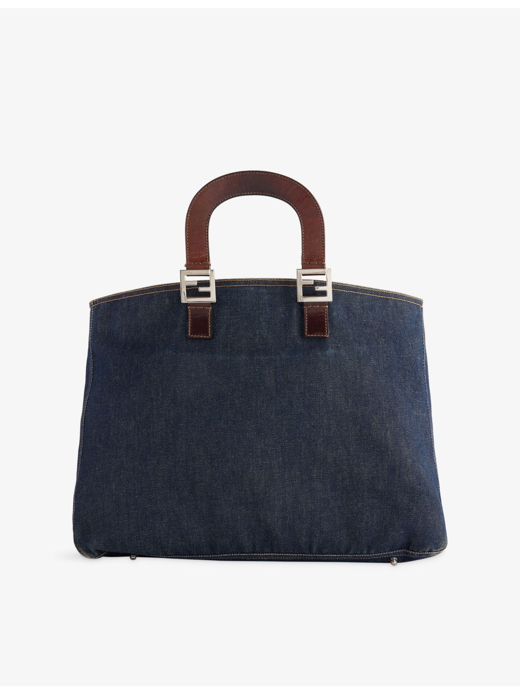 Fendi denim tote bag pre-loved, UK version