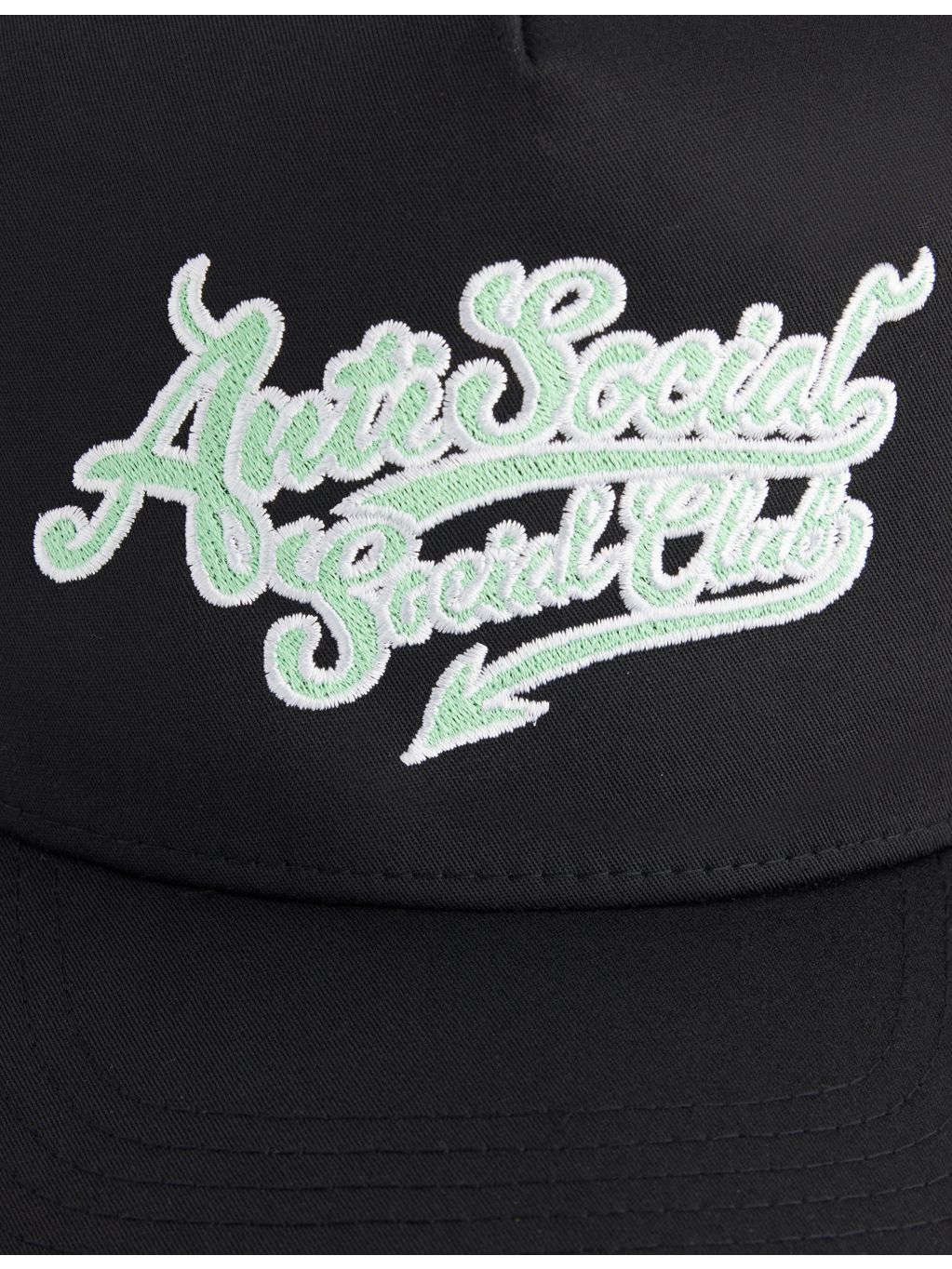 Anti Social Social Club cotton baseball cap with devilish logo (British brand)